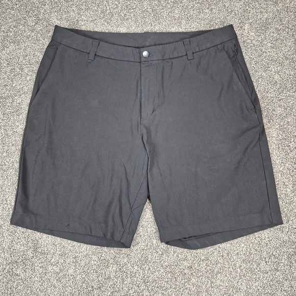 Lululemon Other - Lululemon Commission Shorts Mens 36 Black 9" Inseam Golf